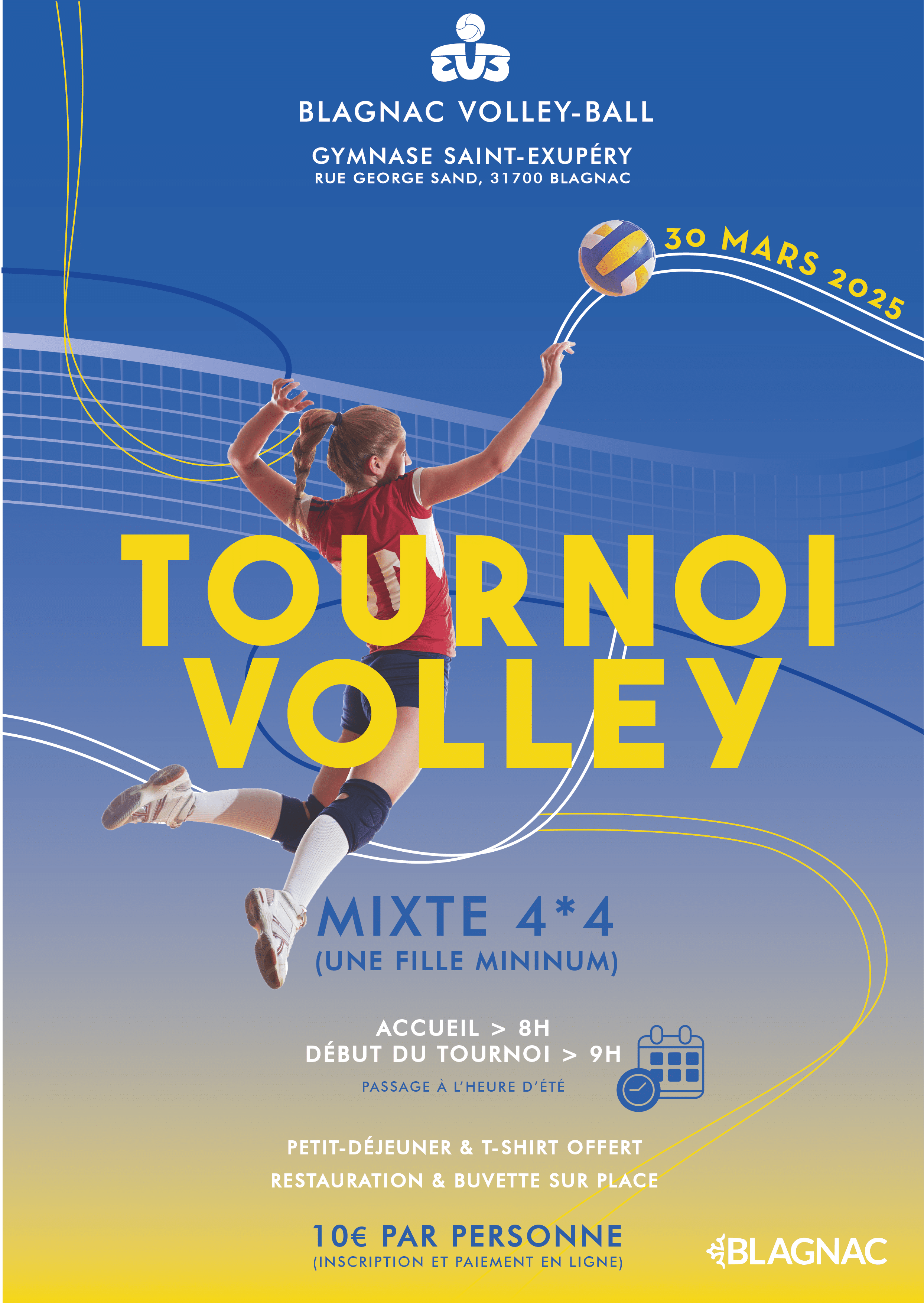 Tournoi Mixte 4×4 – 30 Mars 2025